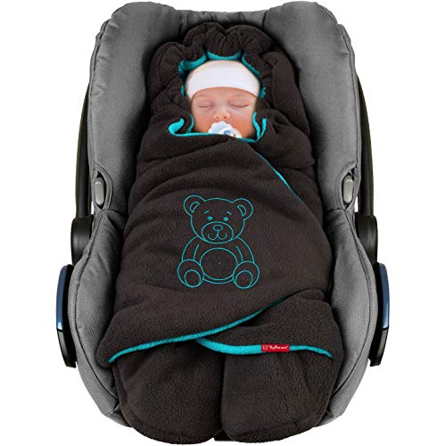 ByBoom Baby Winter-Einschlagdecke Das Original mit dem Bären, Universal für...