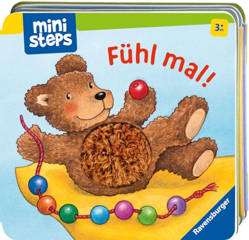 ministeps: Fühl mal! Babybuch ab 3 Monate, Leporello zum Aufstellen, Fühlbuch:...